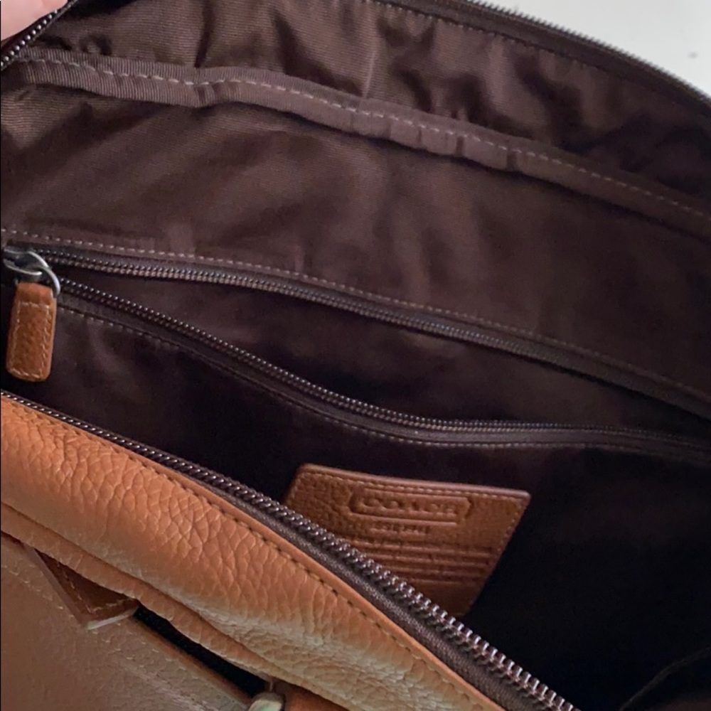 Coach pebble briefcase brown - Picture 5 of 7
